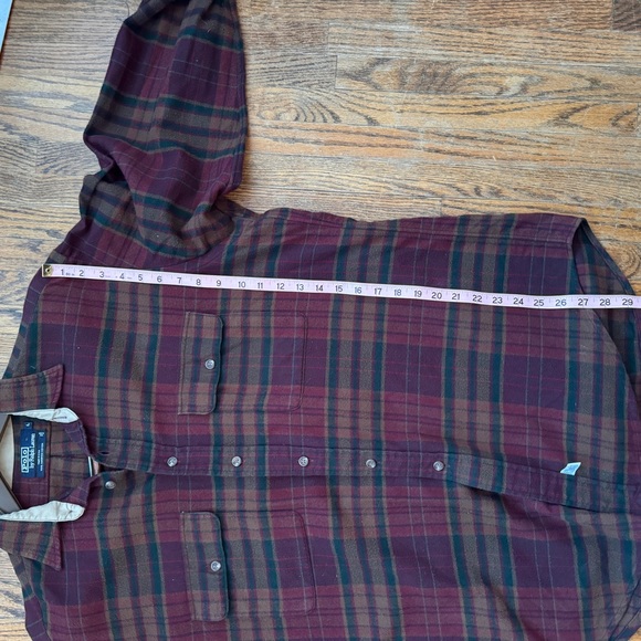 Vintage Y2K Ralph Lauren Heavyweight Flannel Shirt Jacket - size L - Picture 13 of 14